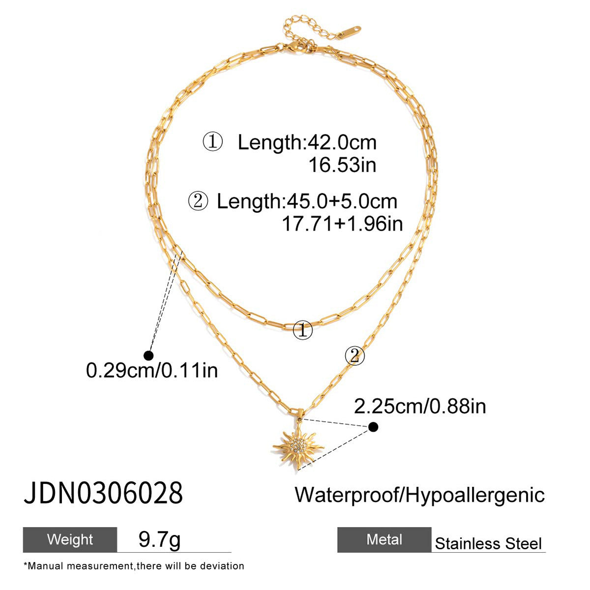 Damen Ohrhänger mit funkelndem Sonnenmotiv aus hypoallergenem Edelstahl Shop Nory