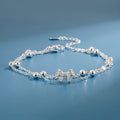 Damen Armband mit zartem Schleifen-Design und funkelnden Kristallen Shop Nory