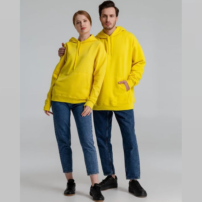 Unisex nan minimalistischer Heavyweight Kapuzenpullover aus French‑Terry mit verdeckter Kängurutasche und schmaler Silhouette Shop Nory
