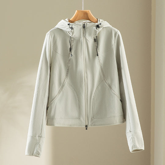 Damen Kapuzen-Softshelljacke mit Zwei-Wege-Reißverschluss und ergonomischer Schnitt Shop Nory