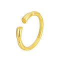 Damen eleganter und zeitgenössischer Ring im Bambusdesign Shop Nory