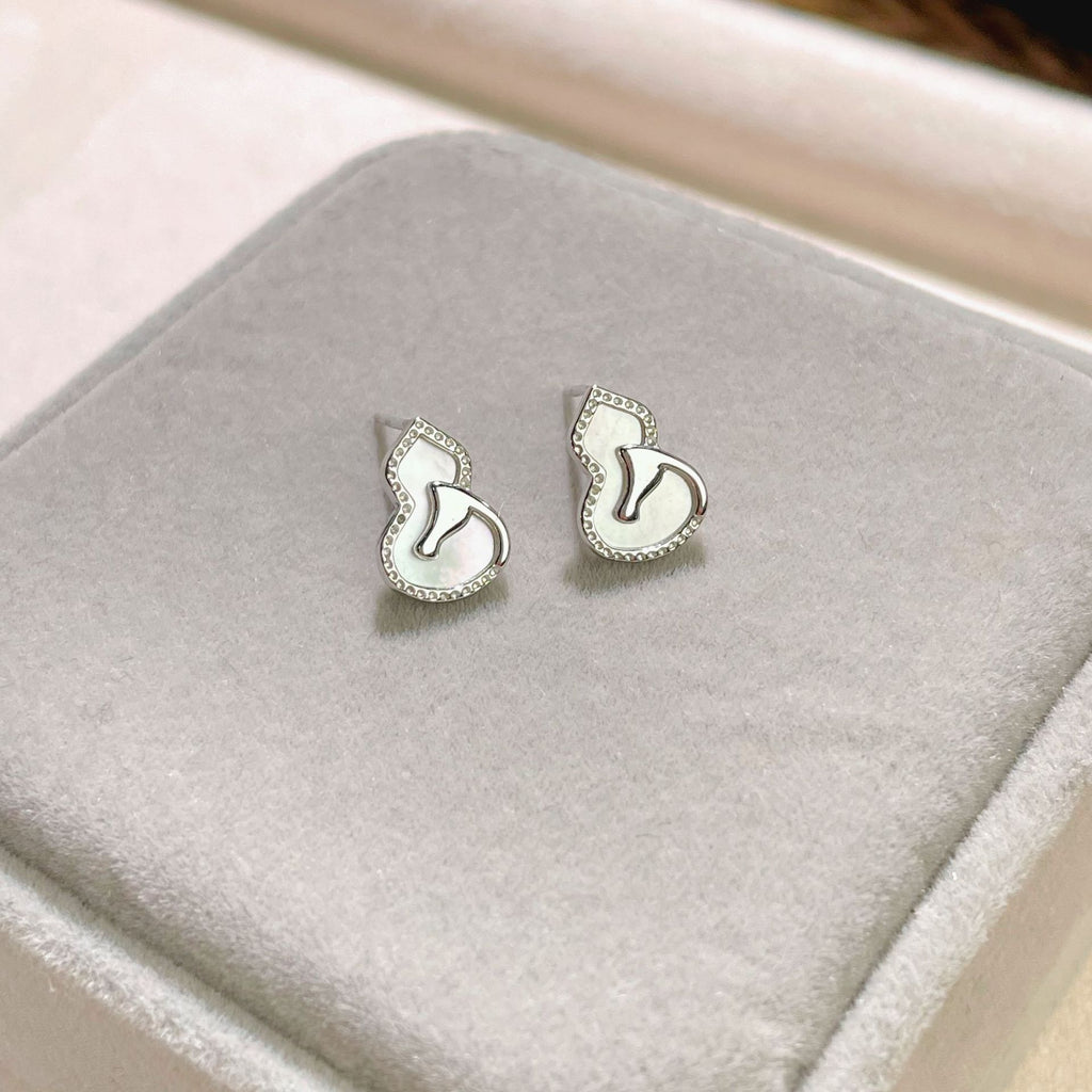 Damen Ohrstecker mit einzigartigem Muschel-Design Shop Nory