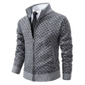 Herren stilvolle Strickjacke mit hochwertigem Zipper ShopNory