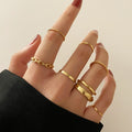 Damen Ring-Set mit verschiedenen eleganten Designs und filigranen Details Shop Nory