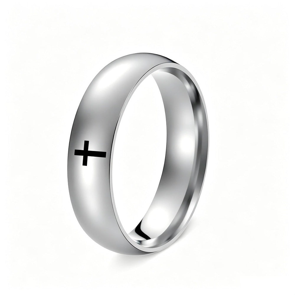 Herren Ring mit minimalistischer Plusgravur Shop Nory