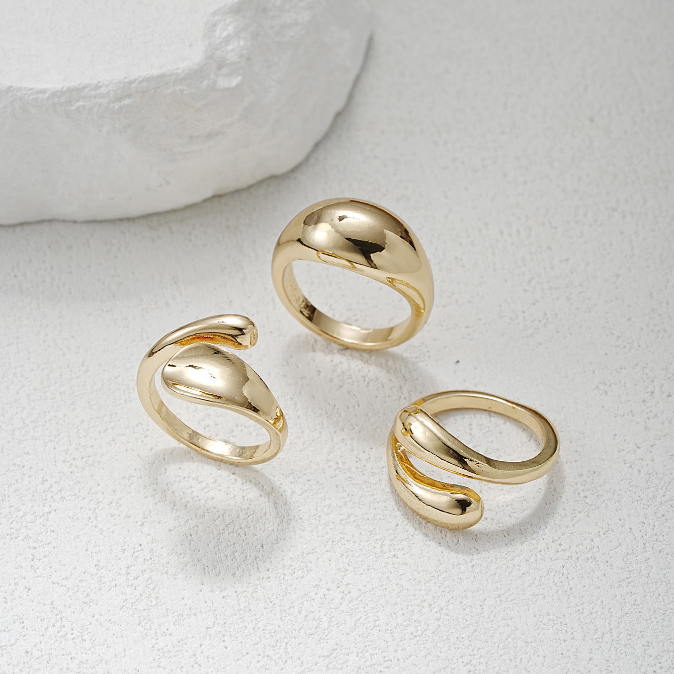 Damen Ring-Set mit modernen und kreativen Designvariationen Shop Nory
