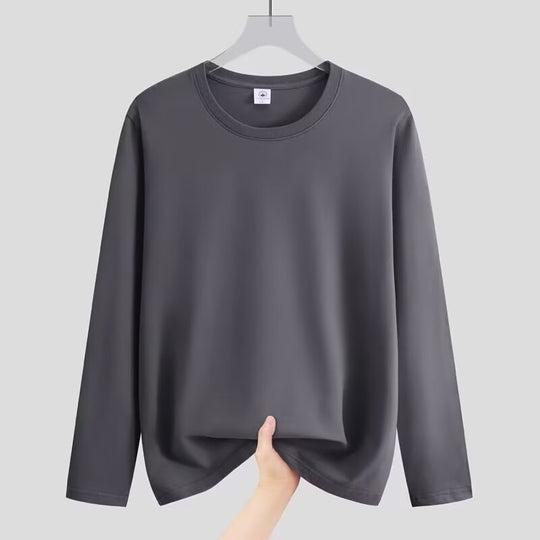 Damen Lässiges Langarmshirt aus atmungsaktiver Baumwolle Shop Nory