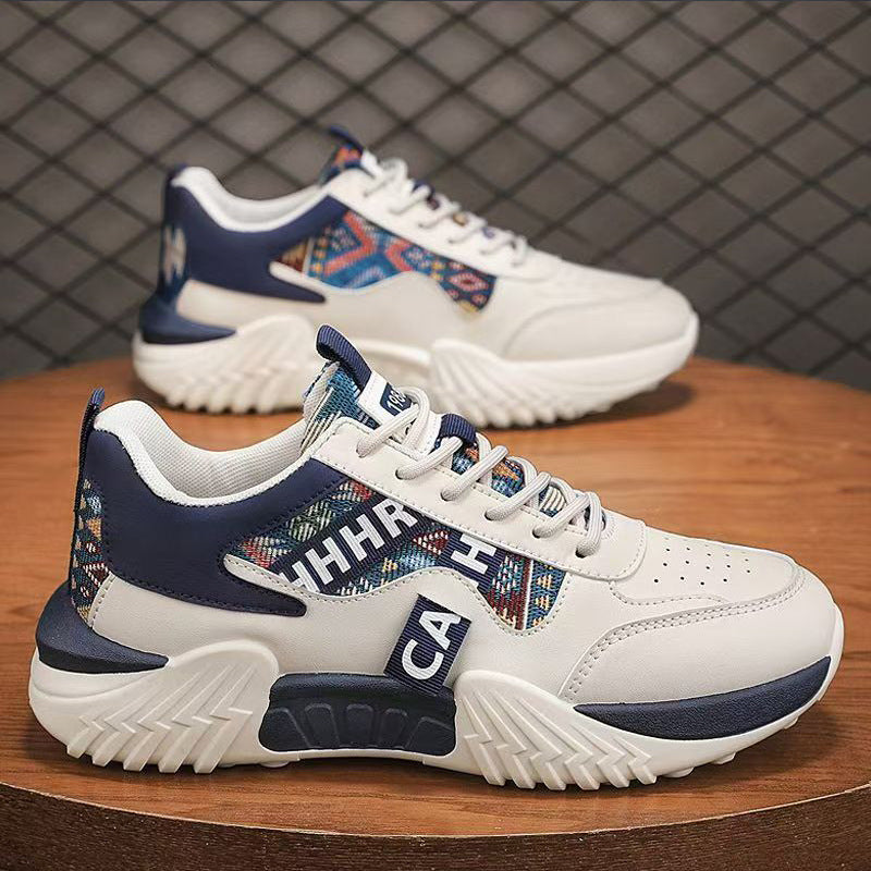 Damen Chunky-Plateau-Sneaker mit ethnischem Webmuster und gepolstertem Komfortschaft Shop Nory