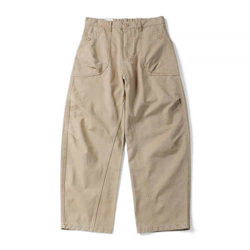 Unisex Lockere Utility-Hose mit hoher Taille, weitem Bein und aufgesetzten Arbeitstaschen Shop Nory