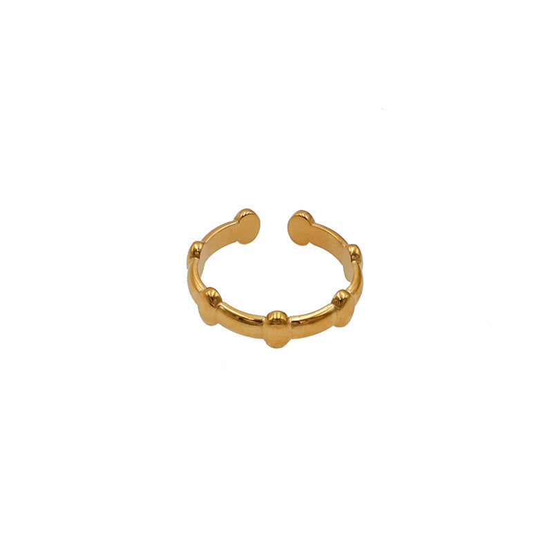 Damen Offener Ring mit stilvollem Perlen-Design Shop Nory
