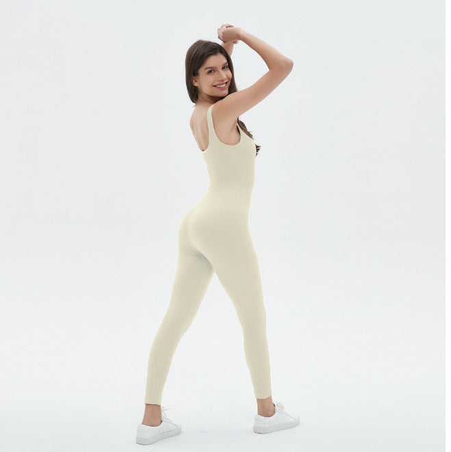 Damen figurbetontes Jumpsuit mit Spaghettiträgern