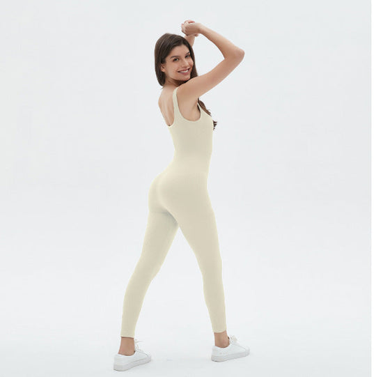 Damen figurbetontes Jumpsuit mit Spaghettiträgern