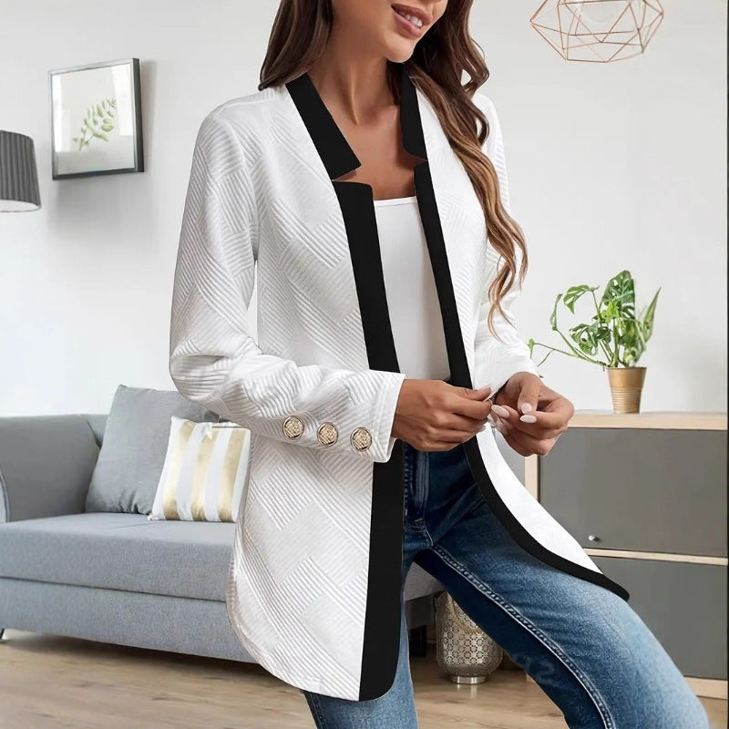 Damen Elegante und modische Blazerjacke