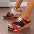 Damen bequeme Wedge Sandalen
