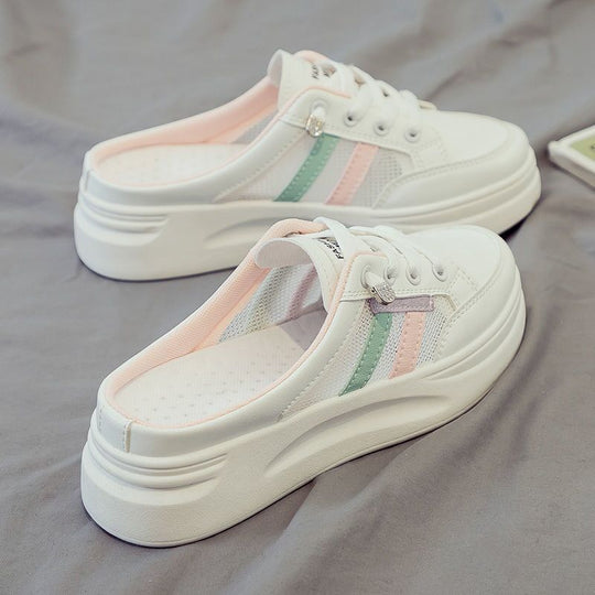 Damen Slip-On Sneakers mit atmungsaktiver Netzstruktur und bequemer Sohle