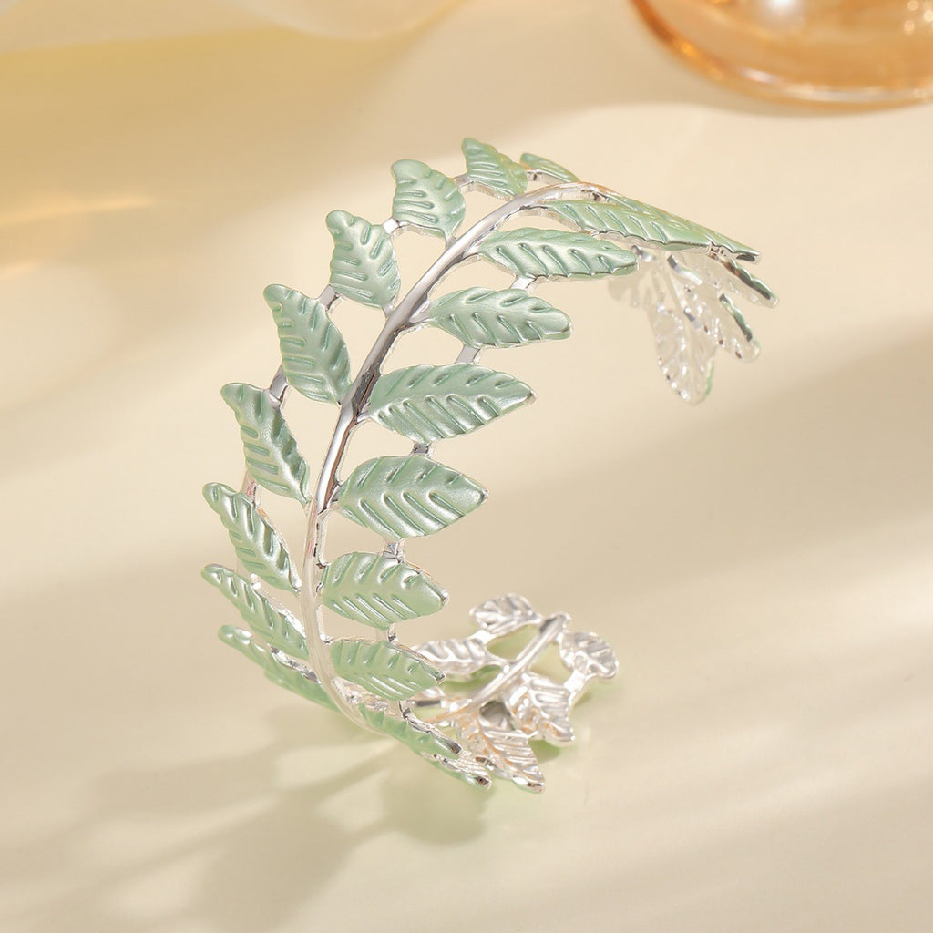 Damen Armreif im eleganten Blattdesign Shop Nory