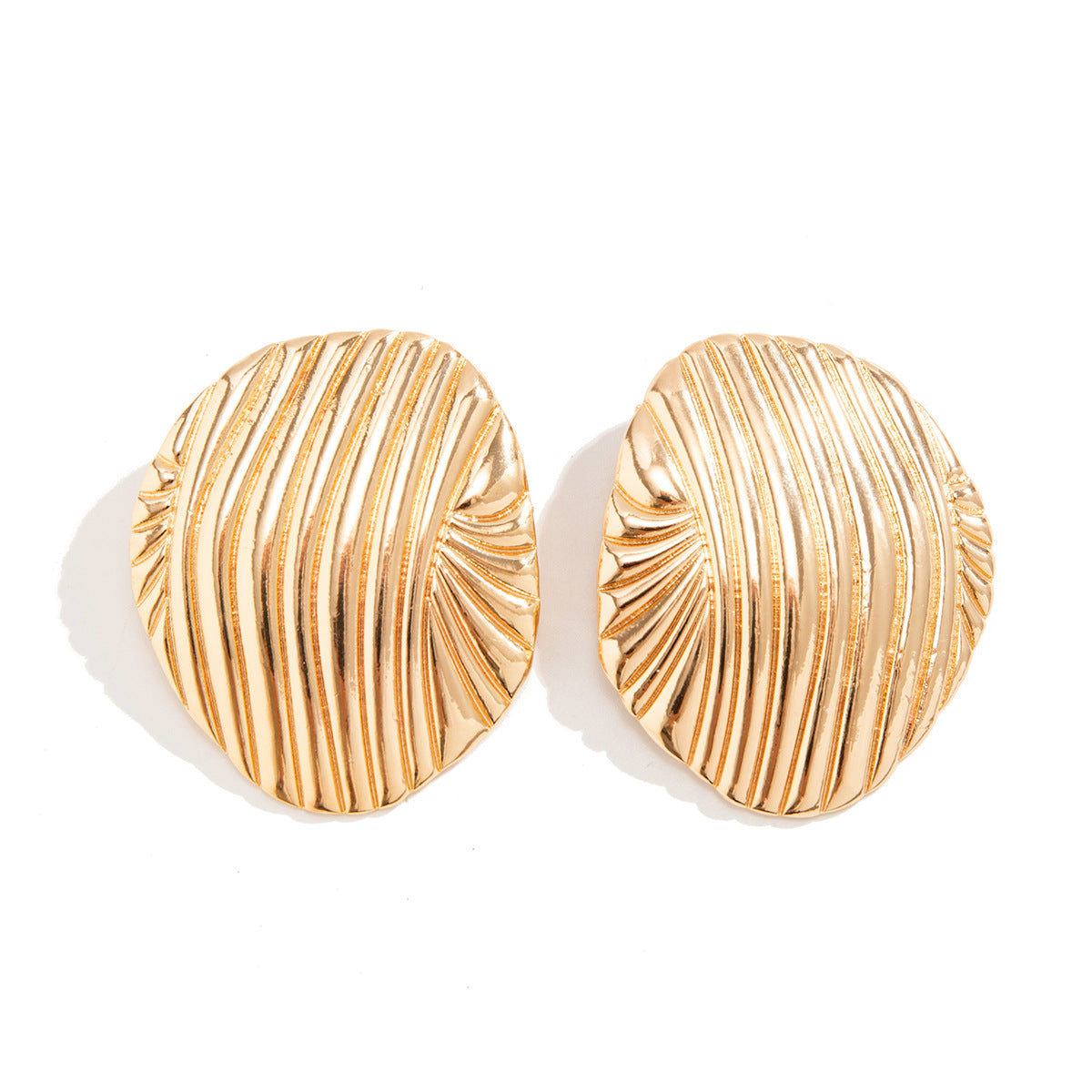 Damen Ohrstecker im eleganten Muschel-Design