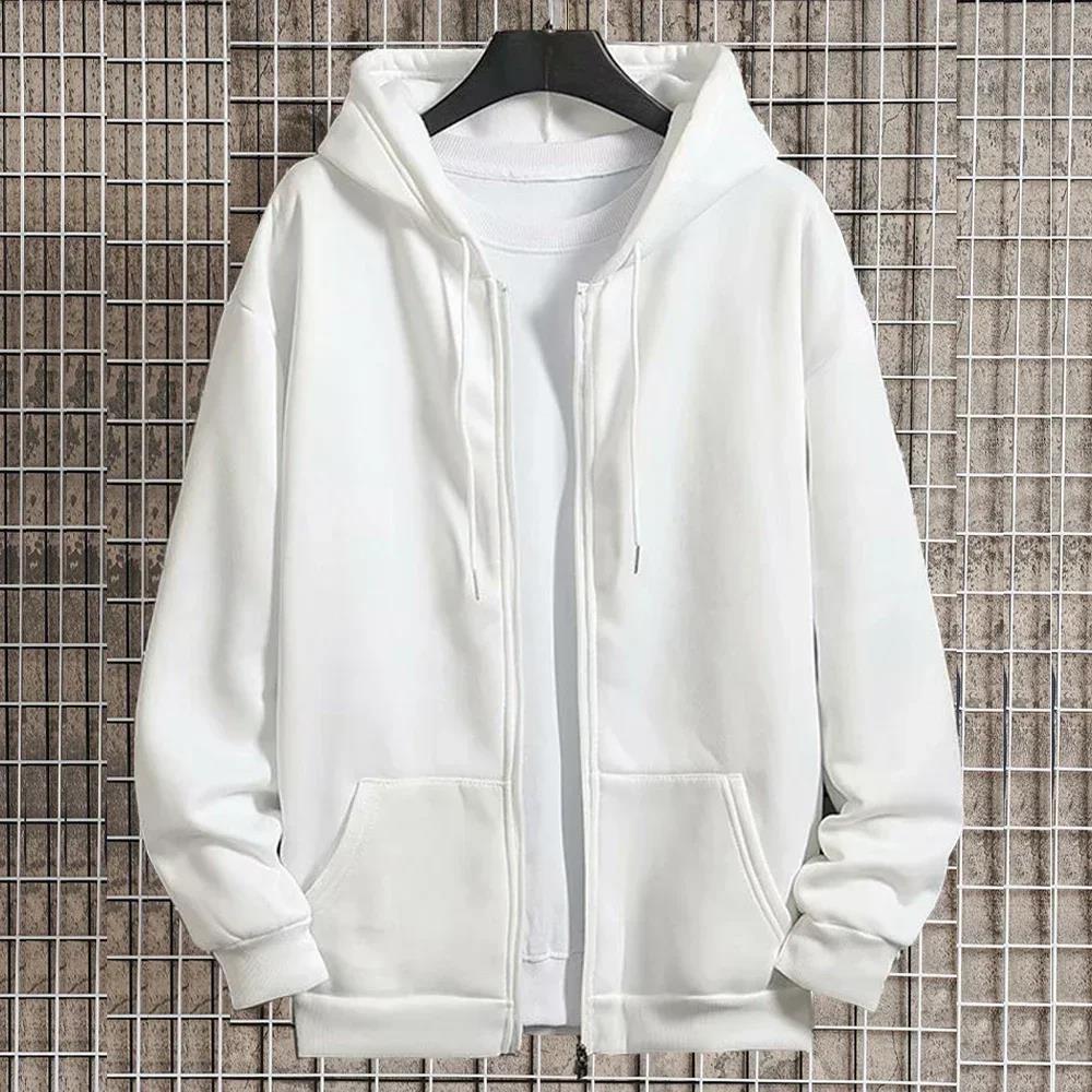 Unisex Zip-Hoodie mit verdecktem Reißverschluss, minimalistischer Silhouette und angerautem Innenfutter Shop Nory
