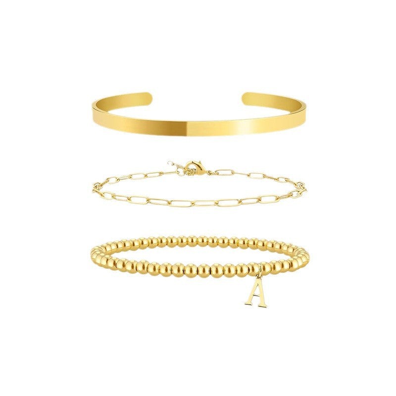 Damen Armreif-Set mit personalisierten Anhängern Shop Nory