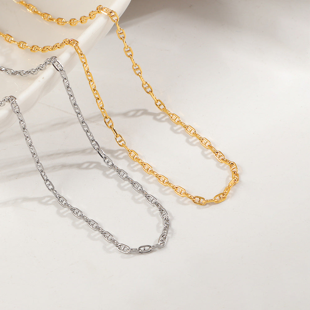 Frauen Moderne Gliederkette Halskette Shop Nory