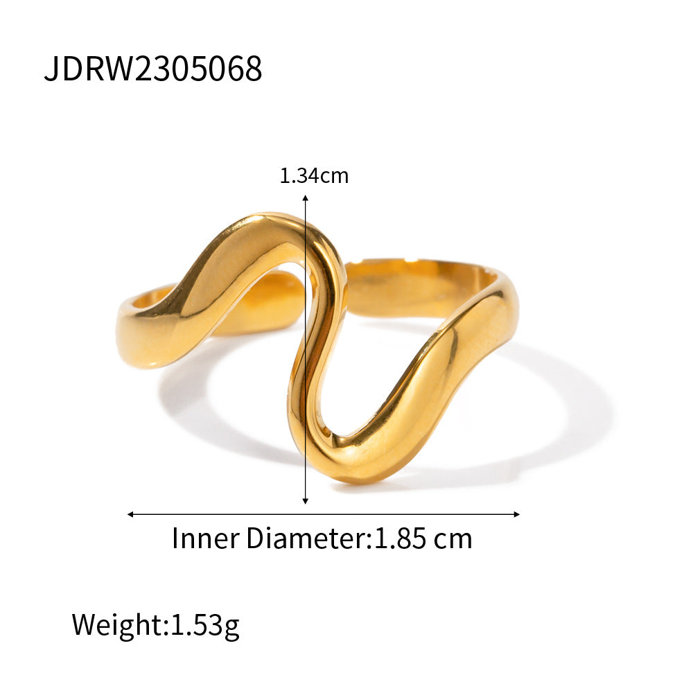 Damen Offenes Armreif mit elegantem Münzdesign Shop Nory