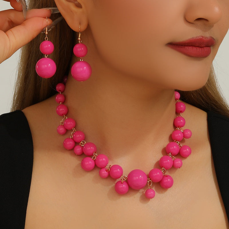 Damen Schmuckset mit gewagtem Perlen-Design Shop Nory