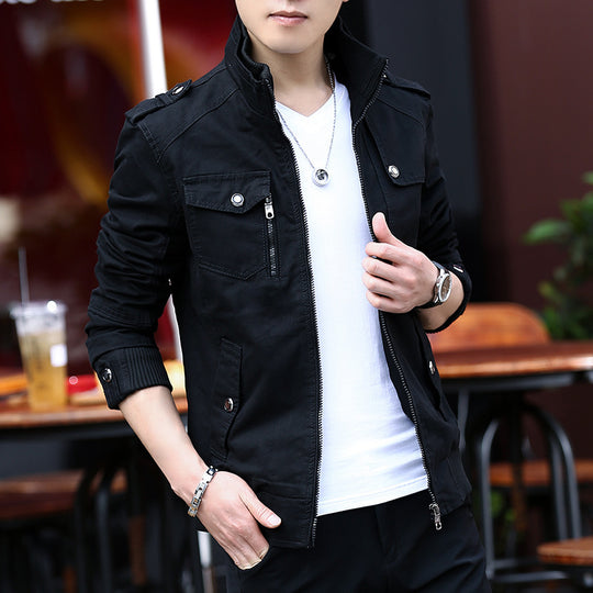 Herren Canvas-Fieldblouson Shop Nory