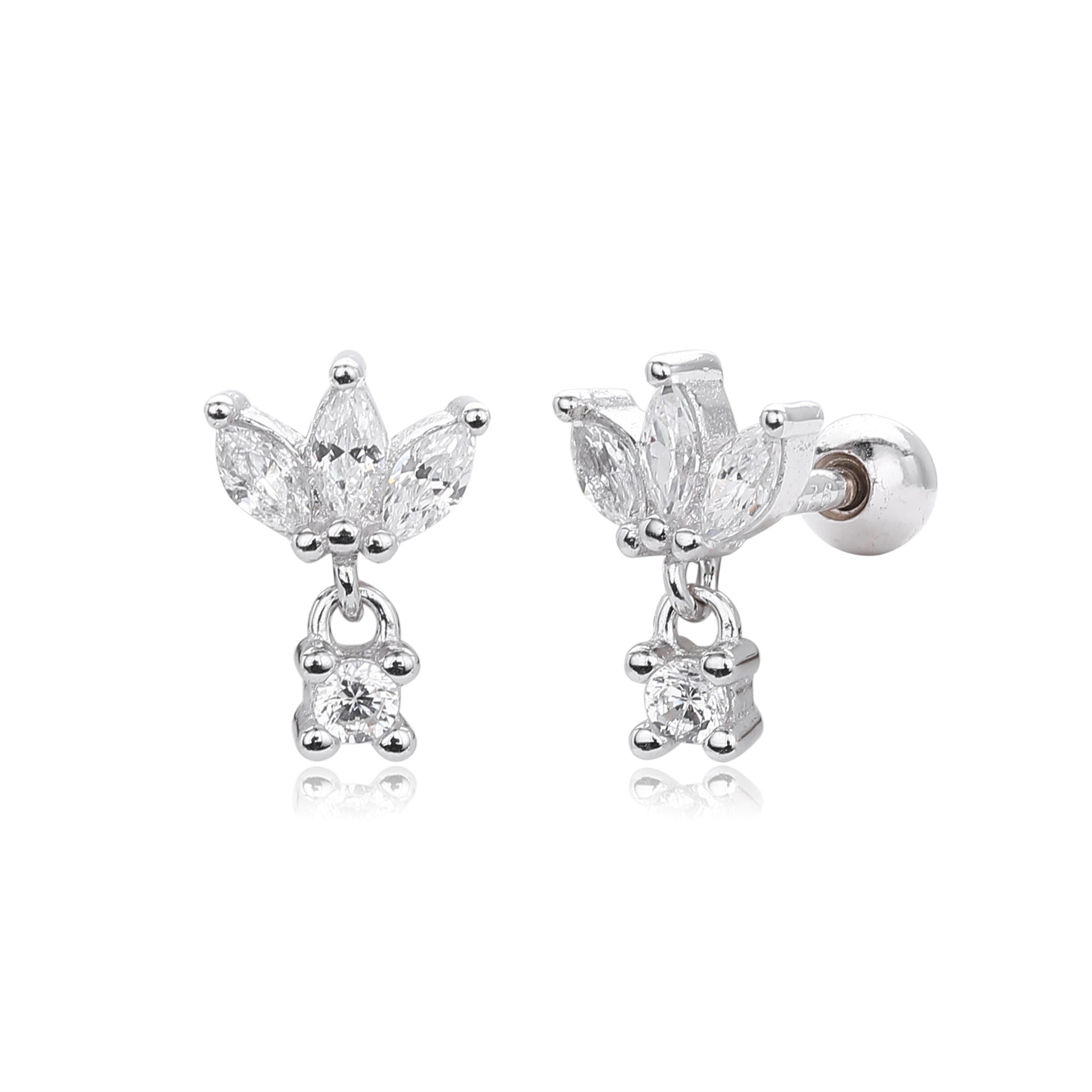 Damen Ohrhänger mit luxuriösen Zirkonsteinen und elegantem Design Shop Nory