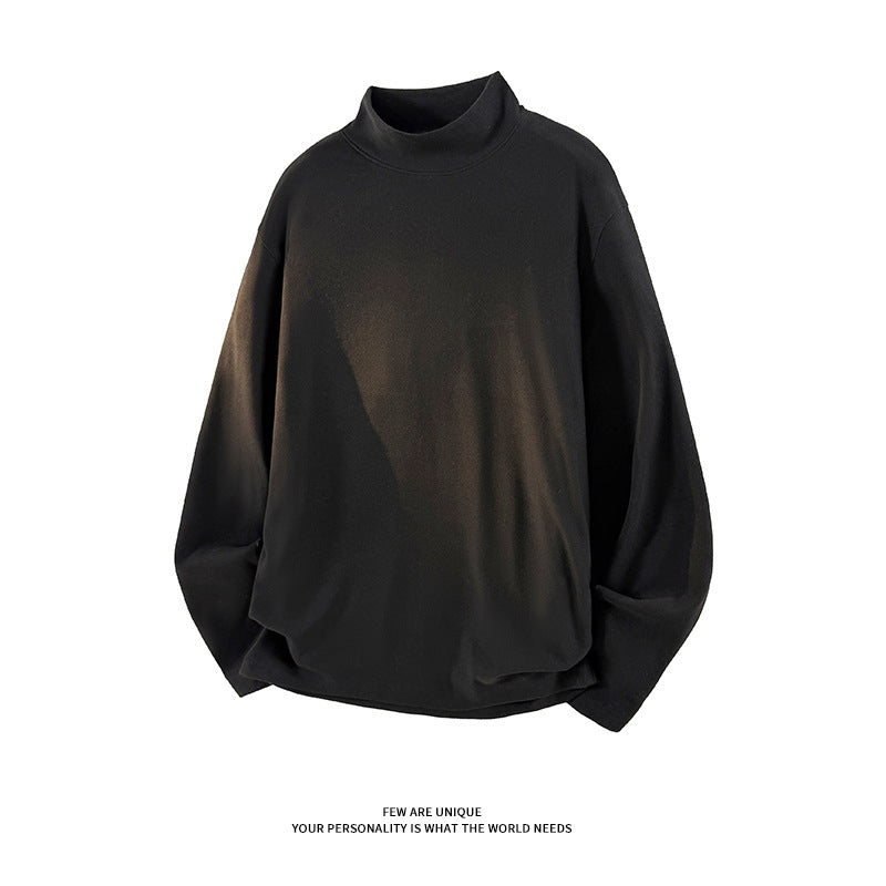 Unisex Oversize-Stehkragen-Sweatshirt mit Raglanärmeln und weichem Baumwollfleece Shop Nory