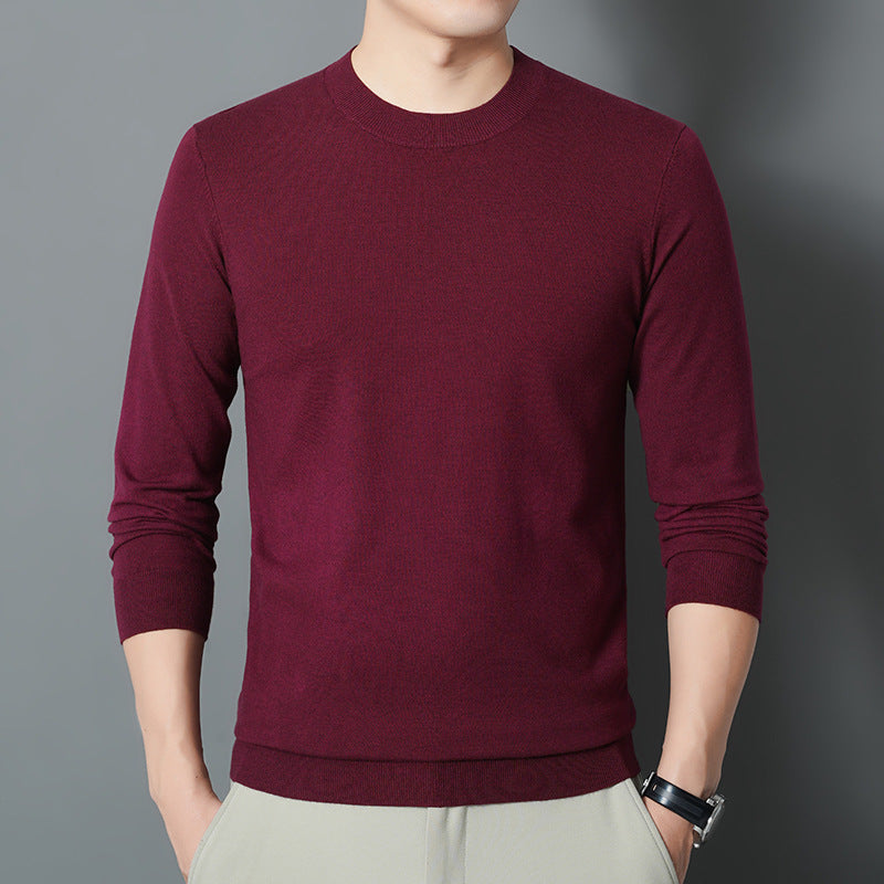 Herren Feiner Rundhalspullover aus Feinstrick mit schmaler Silhouette Shop Nory