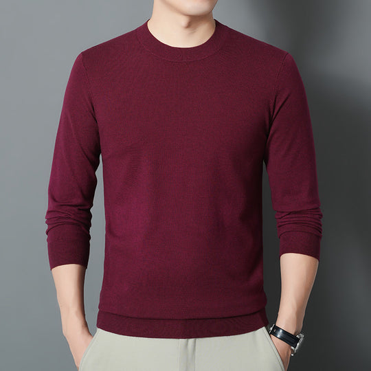 Herren Feiner Rundhalspullover aus Feinstrick mit schmaler Silhouette Shop Nory
