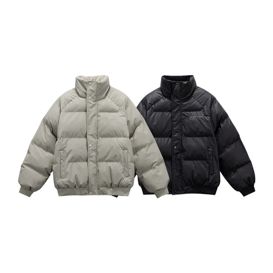 Damen Oversize gesteppte Steppjacke mit hohem Stehkragen und Rippbündchen Shop Nory