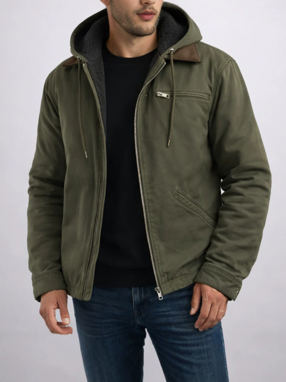 Herren Modische Funktionale Jacke mit Kapuze