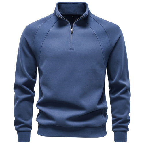 Herren Troyer-Fleecepullover mit Stehkragen und halbem Reißverschluss Shop Nory