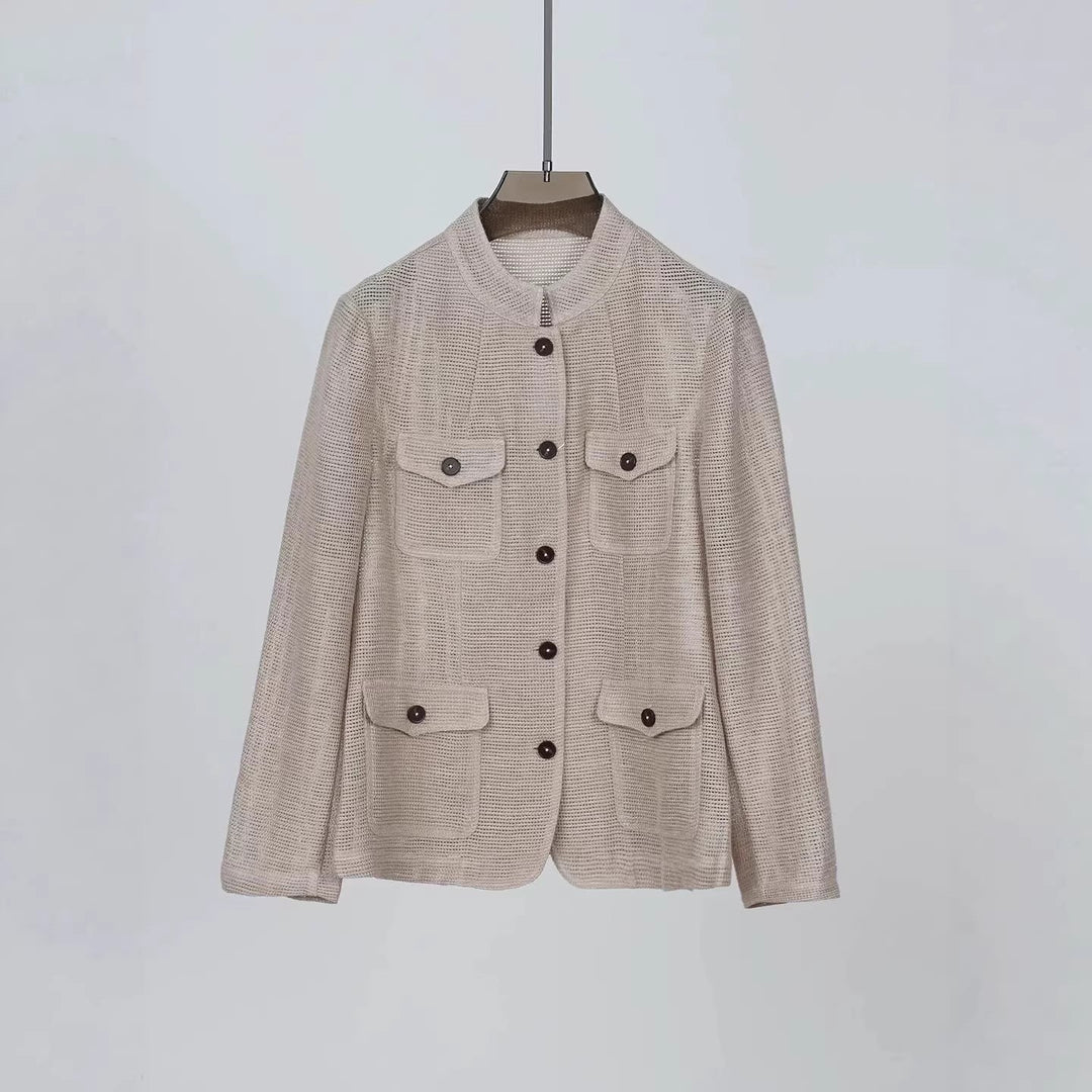 Damen Modische Jacke mit praktischen Taschen Shop Nory