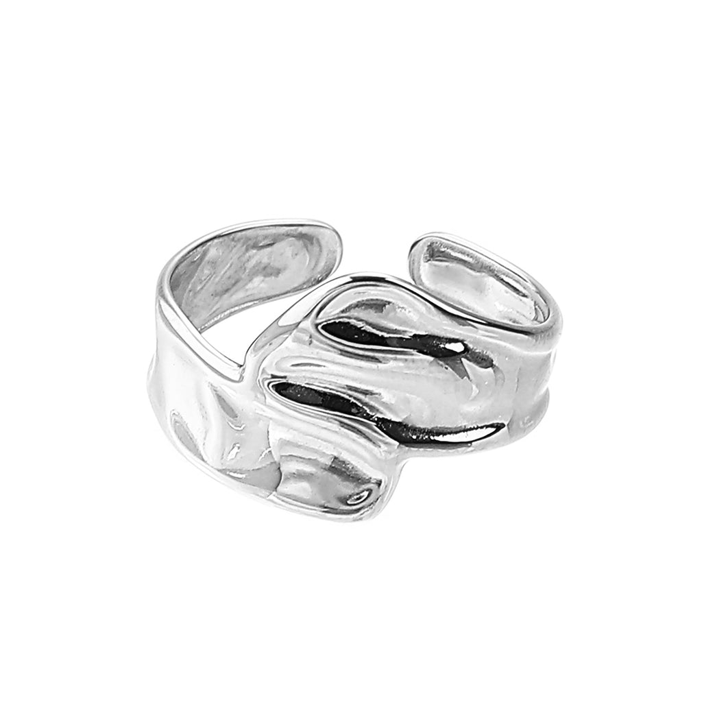 Damen Skulpturaler Ring aus hochwertigem Edelstahl Shop Nory