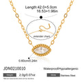 Damen Halskette mit verstellbarem Kettenverschluss und eleganten Kristall-Details Shop Nory