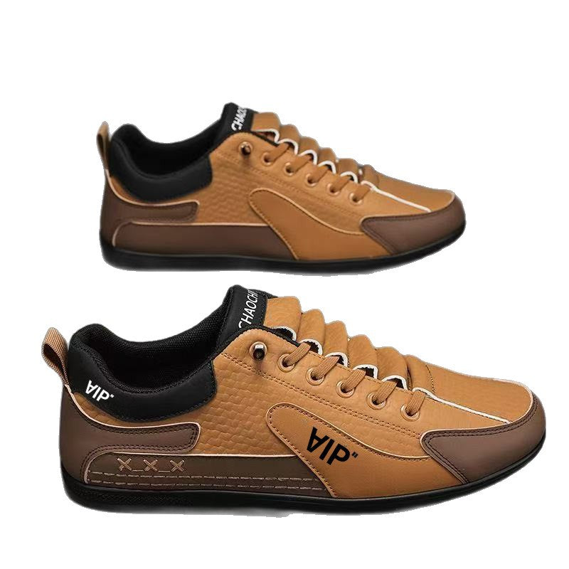 Herren Casual-Sneaker im Retro-Look mit geprägtem Obermaterial und kontrastierenden Overlays Shop Nory