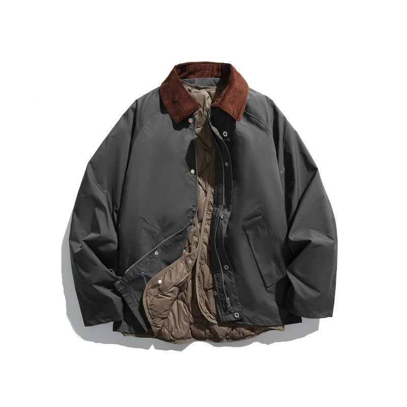 Herren Boxy‑Fieldjacke mit abnehmbarer wattierter Innenweste und Cordkragen Shop Nory