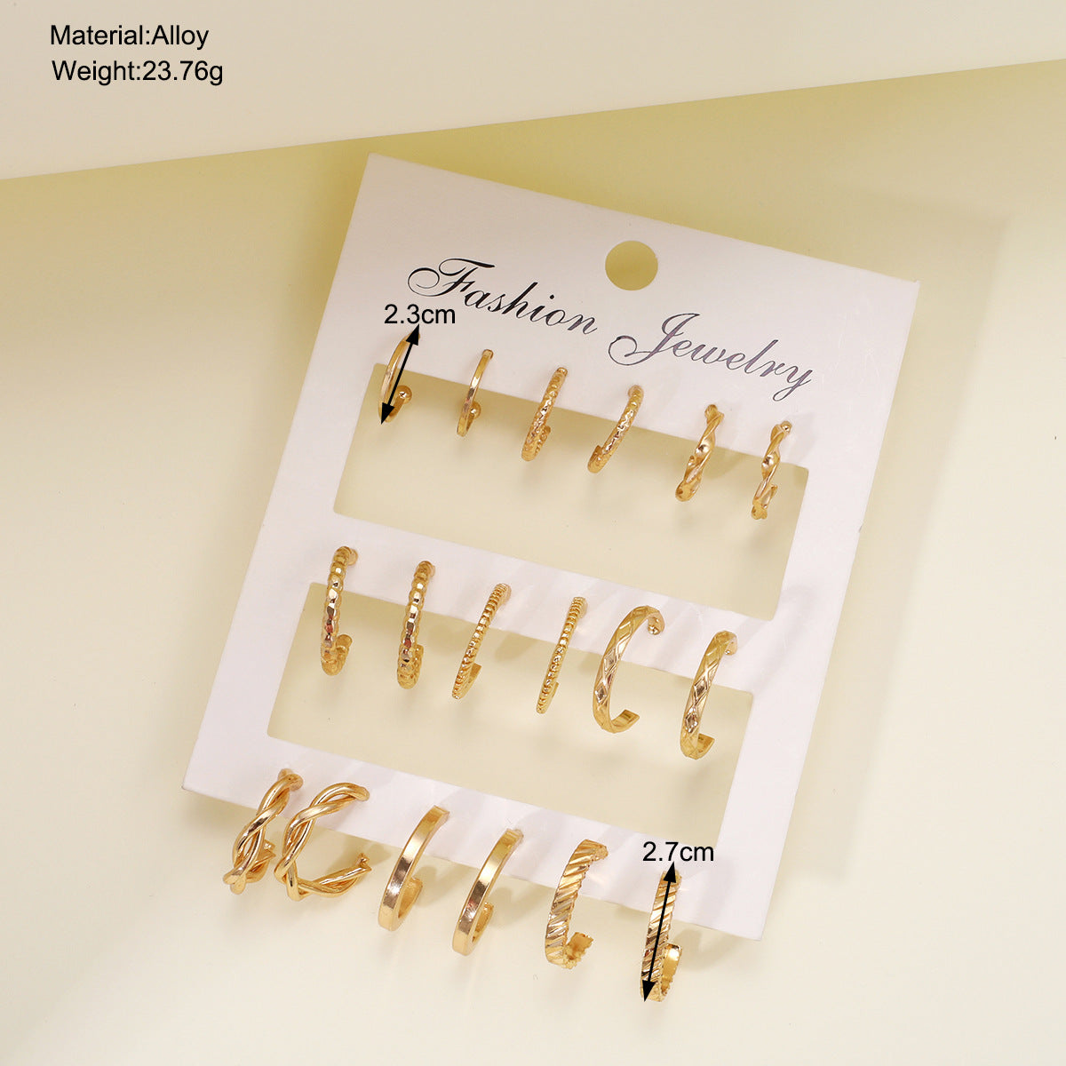 Damen Ohrringe Set mit modernen Kugel- und Knoten-Designs Shop Nory
