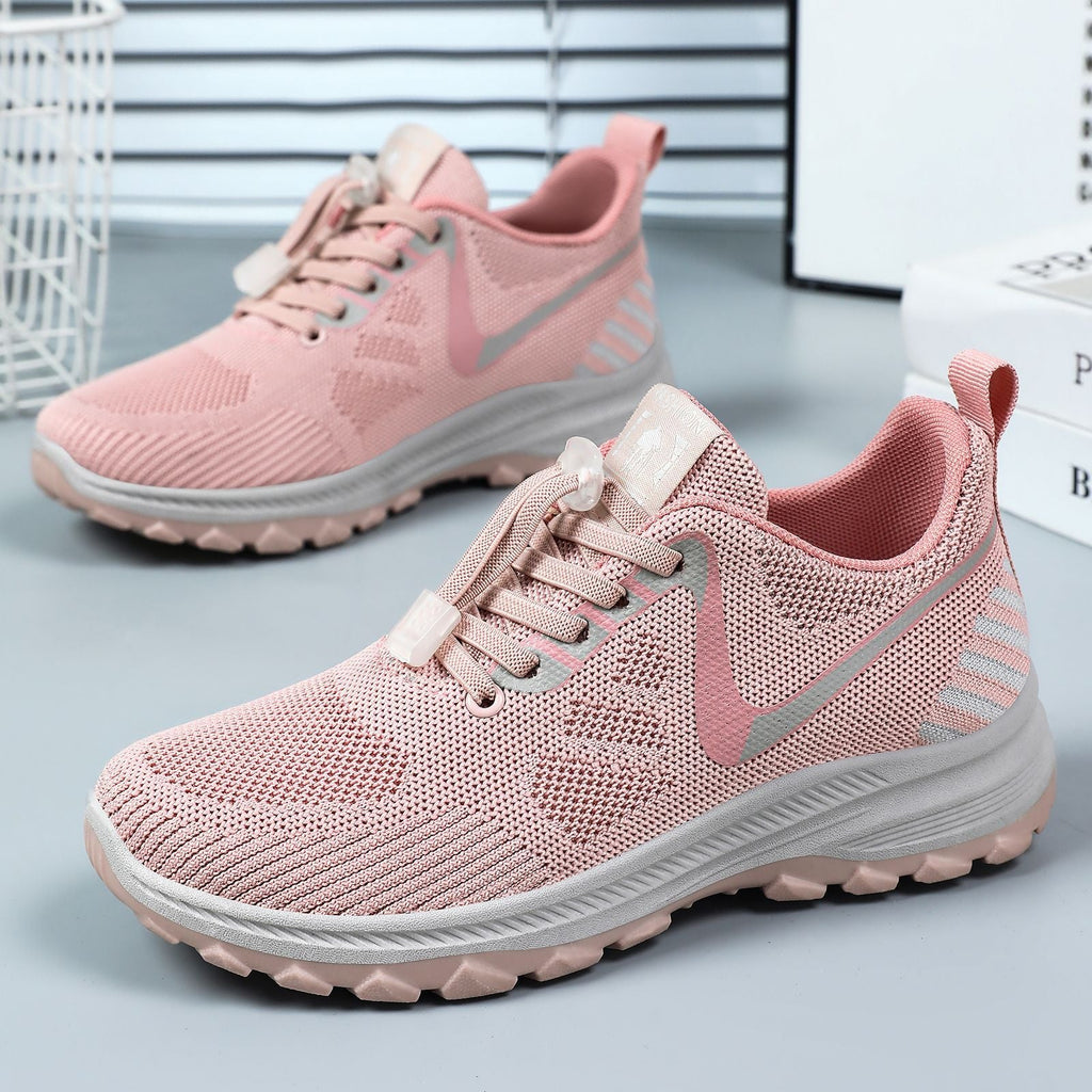 Damen Leichte Mesh-Laufschuhe mit flexibler Sohle Shopnory