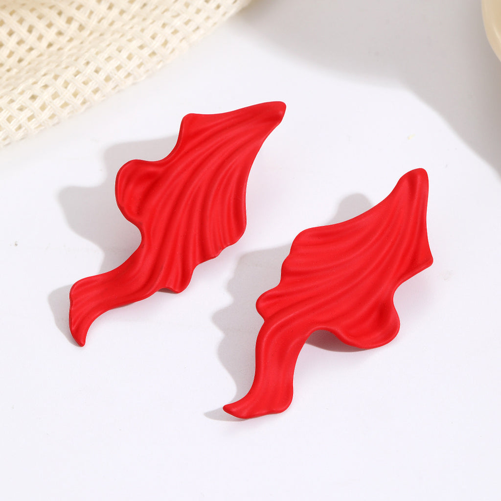 Damen Ohrstecker mit elegantem Wellenmuster Shop Nory