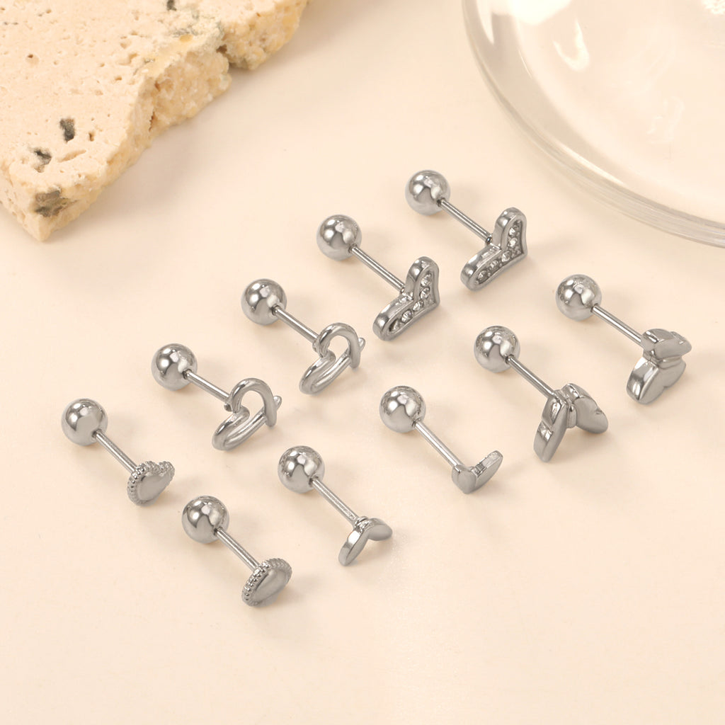 Damen Ohrstecker im schmetterlingsförmigen Design Shop Nory