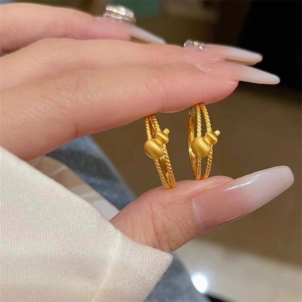 Damen Verspielter Ring mit kreativem Design und glänzenden Akzenten Shop Nory