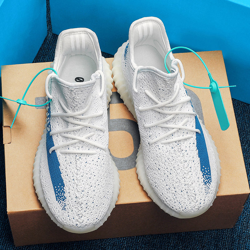 Damen sportliche und luftige Sneakers mit atmungsaktivem Strickoberteil Shopnory