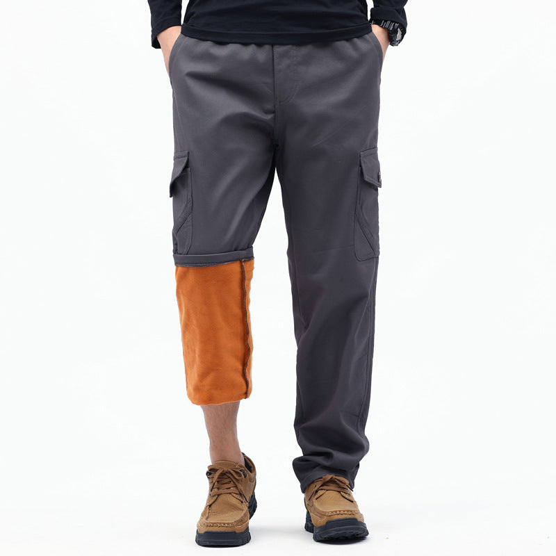 Herren Technische Cargohose mit Thermofutter-Innenbein, aufgesetzten Taschen & verstellbarem Saum Shop Nory