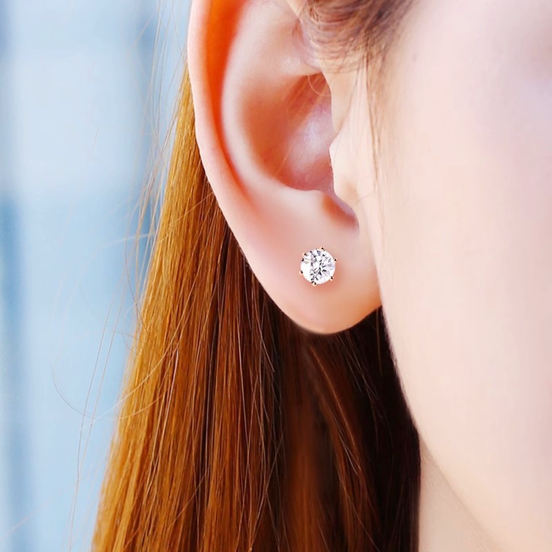 Damen Ohrringe mit funkelnden Kristallen Shop Nory