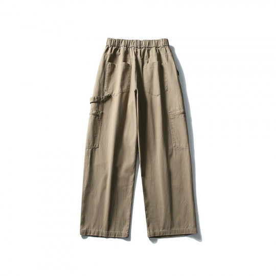 Herren Weite Utility-Cargohose mit elastischem Bund und aufgesetzten Taschen Shop Nory