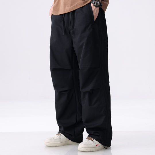 Herren Weite Cargo-Hose mit Tunnelzug, Knie-Panels und seitlichen Zierstreifen Shop Nory