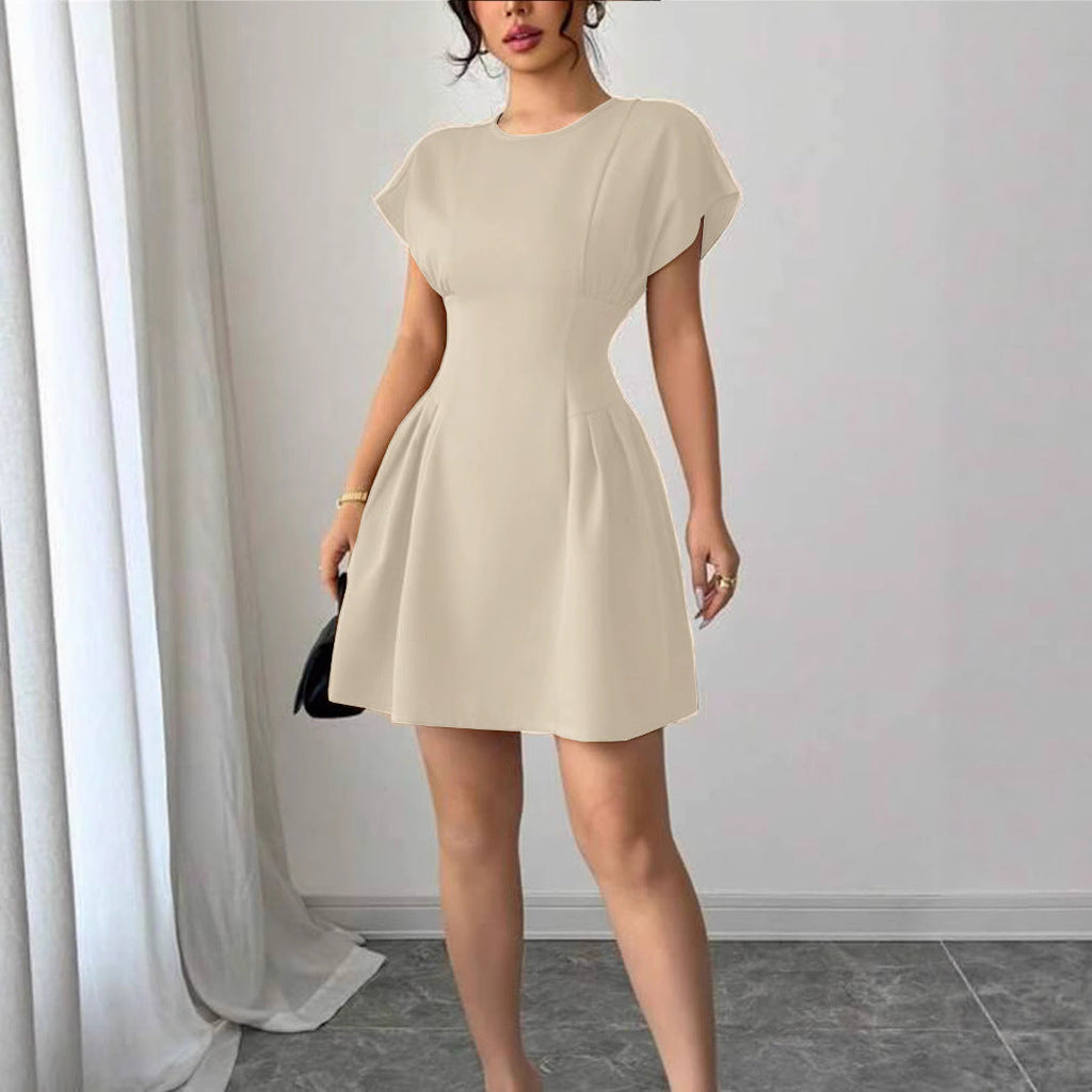 Damen Wickelkleid mit elegantem Schnitt und fließendem Rock